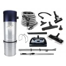 Central Vacuum JV700LSHA11EZ from Johnny Vac,  With 30 ' Hose, Power Nozzle  and Accessories