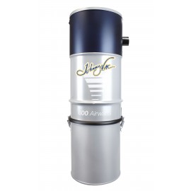 Aspirateur central Johnny Vac -  JV600LS - silencieux - 600 watts-air - capacité du réservoir  5 gal (19 L) - Support mural -  filtre Microtex - sac HEPA