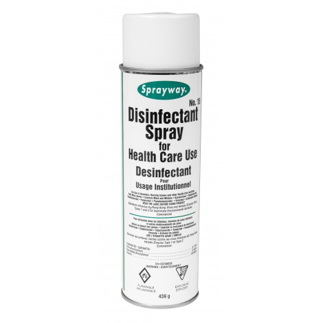 Spray Disinfectant - 15.5 oz (439 g) - Sprayway SW015DIN - Product for use against coronavirus (Covid-19)