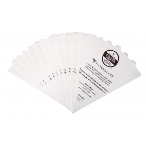 Sac de papier en forme de cône pour aspirateur Filter Queen - paquet de 12 sacs + 2 filtres moteur - 5404011900