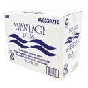 Commercial Jumbo Bathroom Tissue - 10 lbs - 2-Ply - Box of 8 Rolls - White - Avantage Plus AV8330210