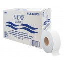 Commercial Jumbo Bathroom Tissue - 2-Ply - Box of 8 Rolls - White -  New Label  ABP  NL833028