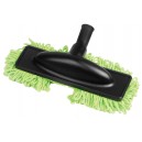 Brosse-vadrouille en microfibre - 32 mm (1 1/4") dia - largeur de nettoyage 30,5 cm (12") - noir et vert