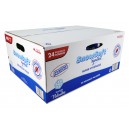 Papier hygiénique vierge Snow Soft Signature - 2 épaisseurs - 24 rouleaux de 600 feuilles - 24600SS