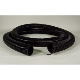 Hose for Central Vacuum - 10' (3 m) - 1 ½" (38 mm) dia - Black - Anti-Crush - Top Quality